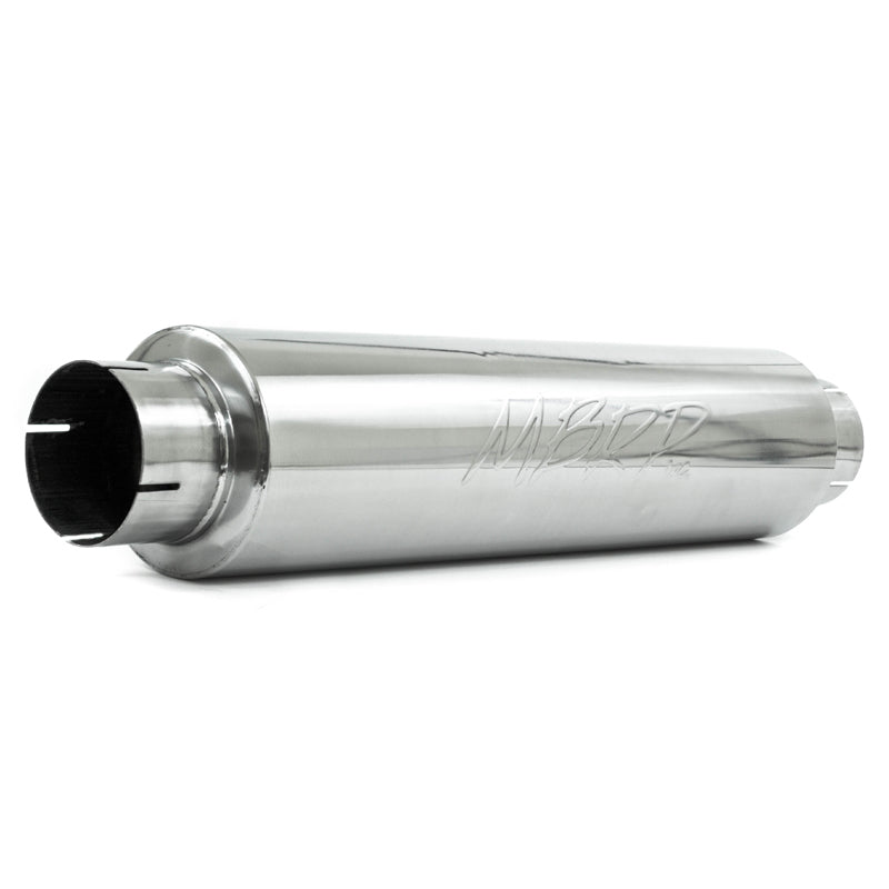 Muffler Diesel Round Stainless 4IN - M1004S