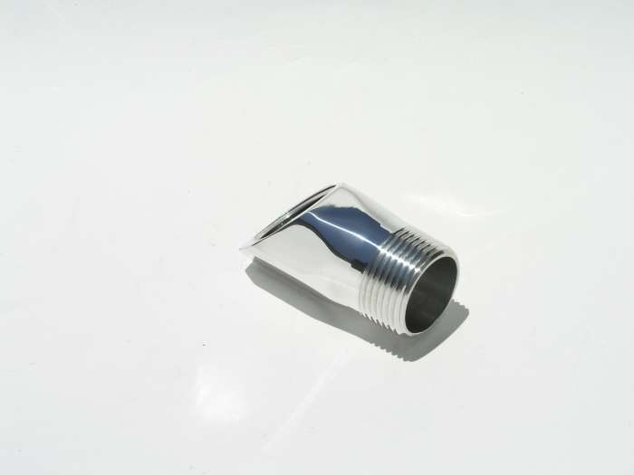 Fitting Adapter - 45 Deg w/1in NPT - Polished - WP1045U