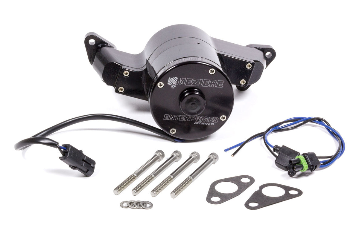 SBF Billet Electric H.D. Water Pump - Black - WP111SHD