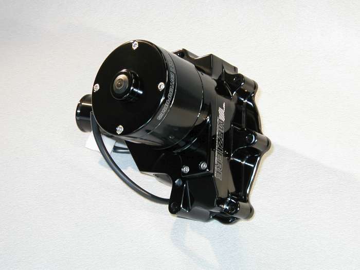 SBF Billet Electric W/P - Hi-Flow - Black - WP311S