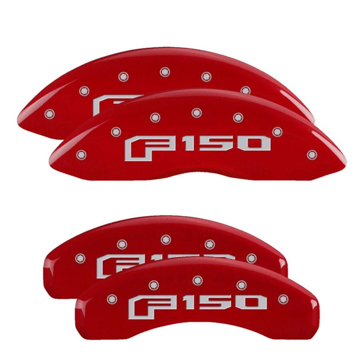 Set of 4 Caliper Covers Engraved Front and Rear - 10239SF16RD
