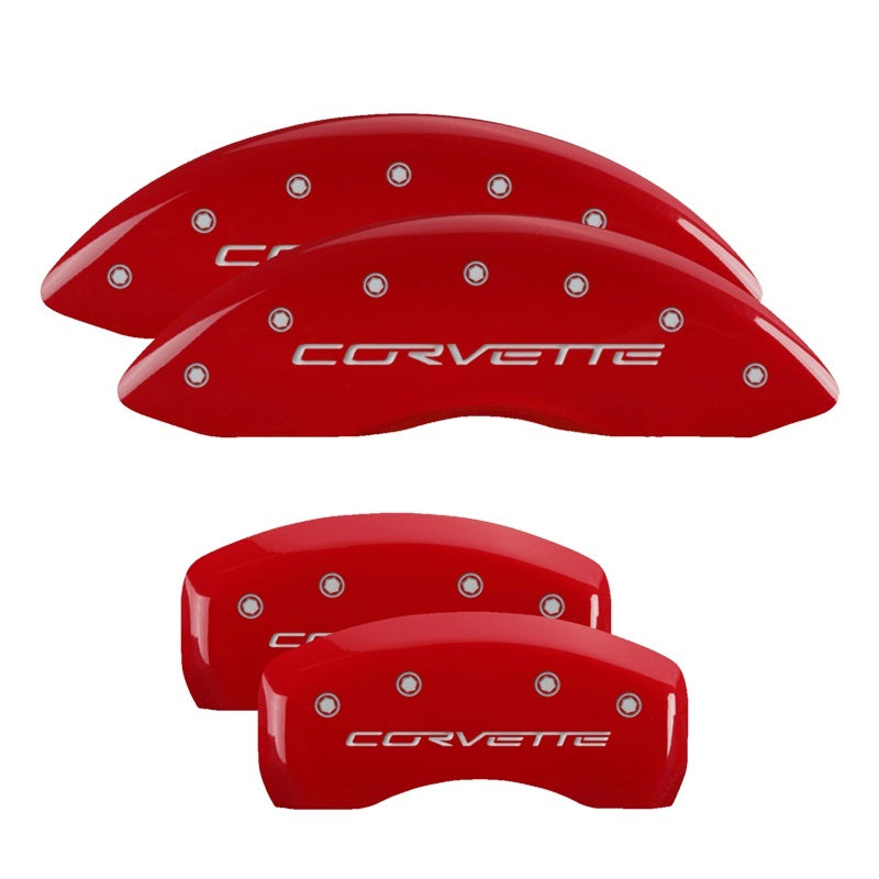05-13 Corvette Caliper Covers Red - 13008SCV6RD
