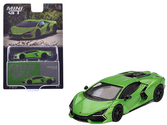 Rapid Vehicles Lamborghini Revuelto Verde Selvans Green Metallic Limited Edition 1/64 Diecast...