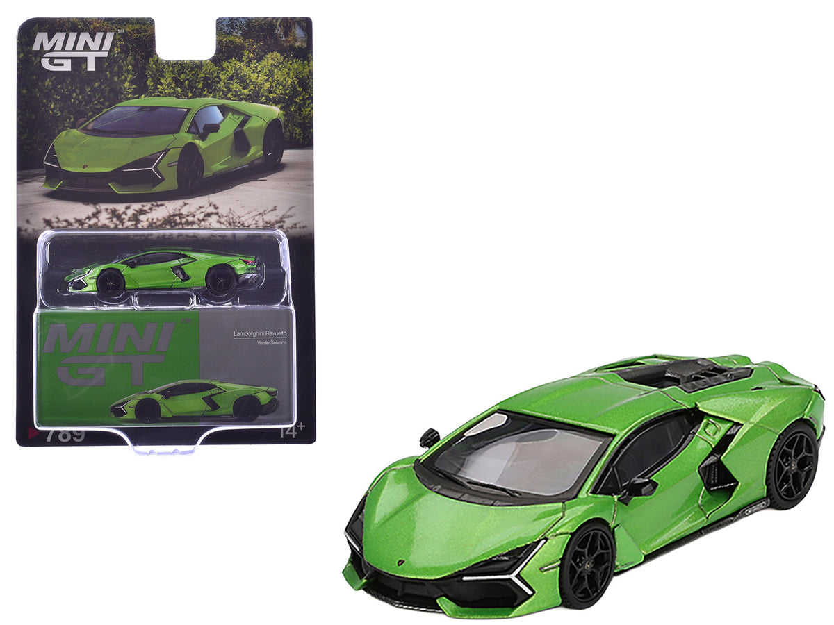 Rapid Vehicles Lamborghini Revuelto Verde Selvans Green Metallic Limited Edition 1/64 Diecast...