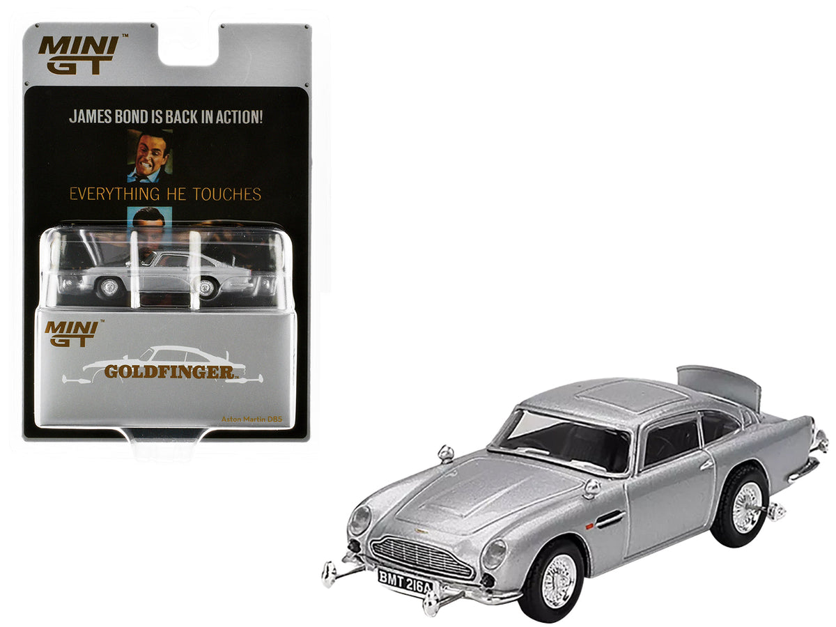 Rapid Vehicles Aston Martin DB5 RHD (Right Hand Drive) Birch Silver Metallic 007 James Bond...