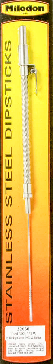 Dipstick Stainless SBF Timing Cover - 22030