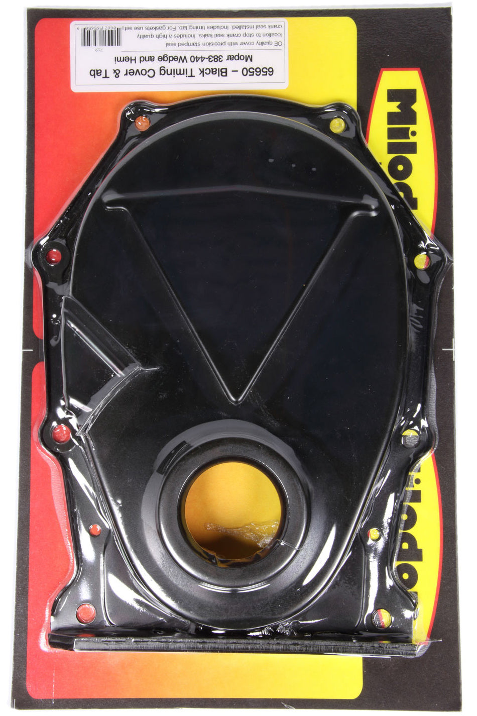 Big Block Mpr Black Timing Cover - 65650