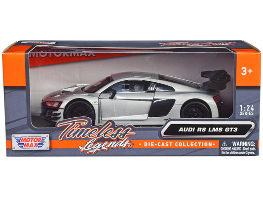Rapid Vehicles Audi R8 LMS GT3 Silver Metallic "Timeless Legends" Series 1/24 Diecast Model Car...