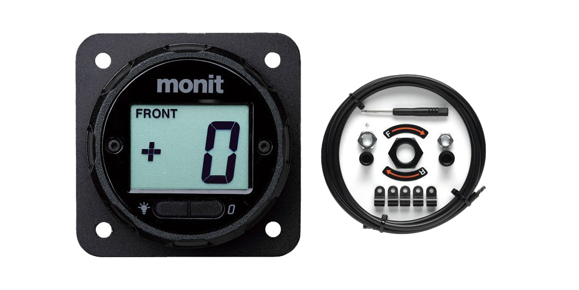 Brake Bias Adj Digital Flat Panel Mnt Black - BD012BK