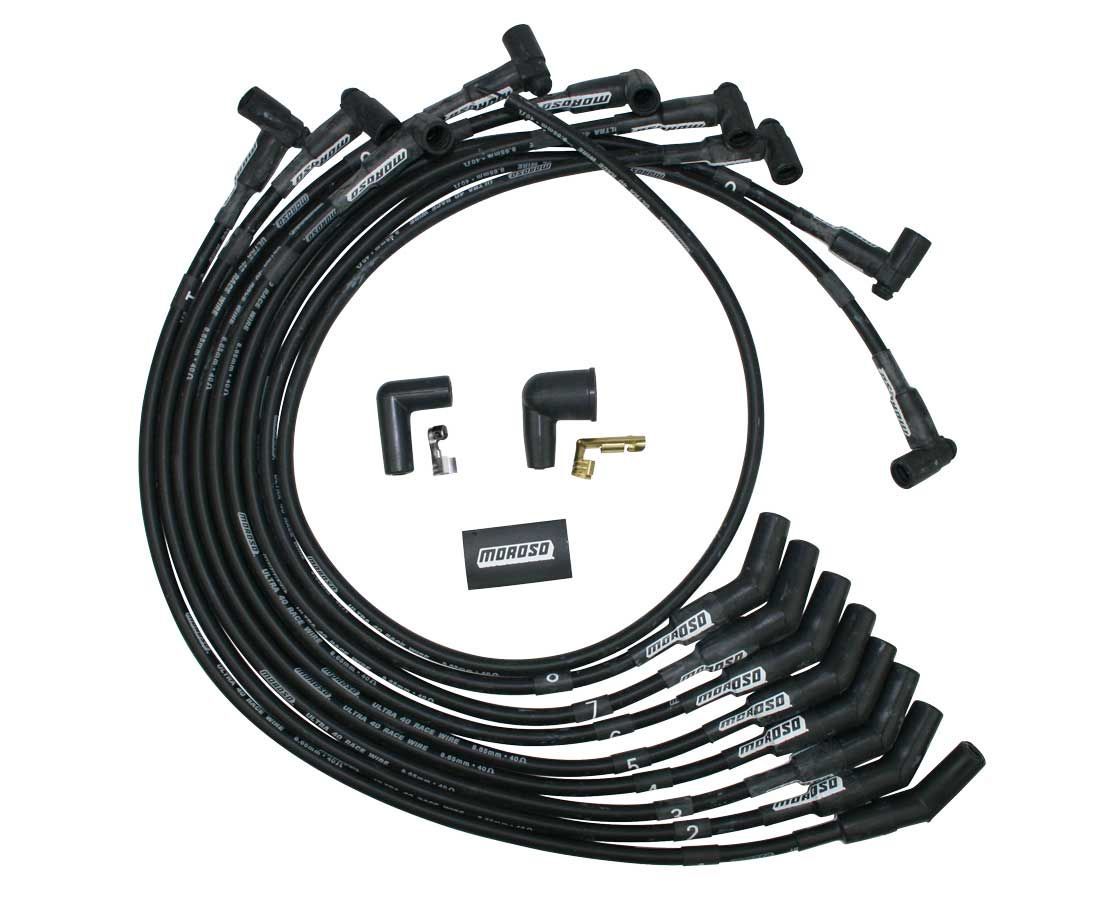 Ultra 40 Plug Wire Set Ford 460 HEI Black - 73717