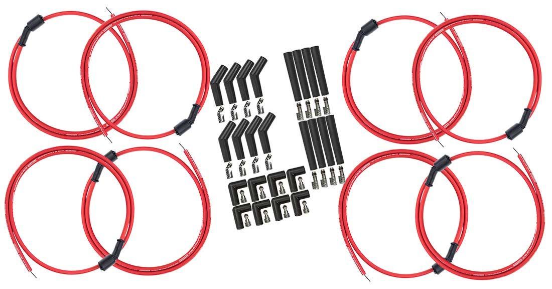 Ultra 40 Plug Wire Set - Red LS - 73752