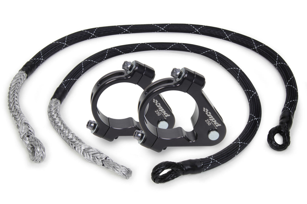 Axle Tether Pair With 2.5in Clamps - MPD10500