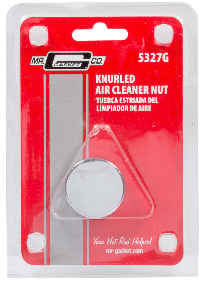 Air Cleaner Nut - Chrome Steel Knurl 1/4-20 - 5327G