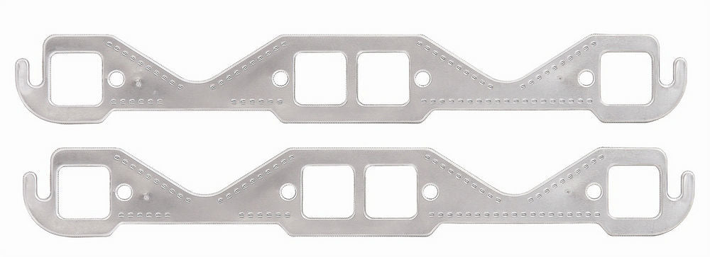 Alum SBC Exhaust Gasket Square Port - 7401G
