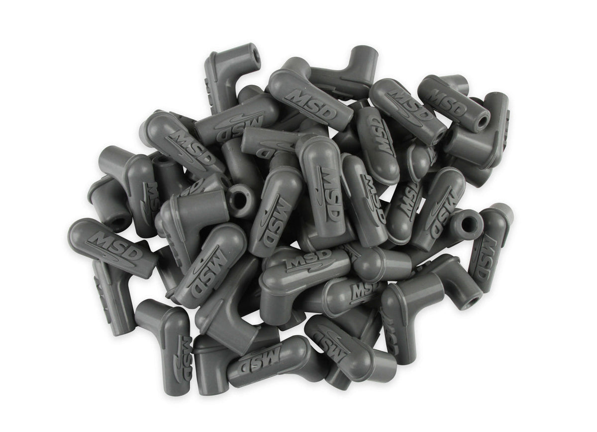 90-Deg Sprak Plug Boots 50pk - Gray - 34514