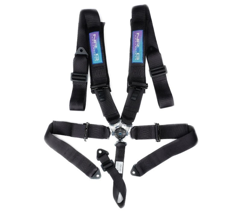 Harness 5pt Camlock Black w/Pads SFI 16.1 - SBHB6PCBK