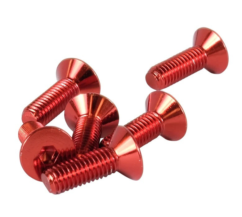 Screw Kit Steering Wheel Red Conical - SWS100RD