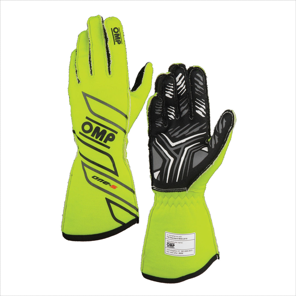 ONE-S GLOVES my2025 FIA 8856-2018 FLUO YELLOW SZ - IB00778A01099XL