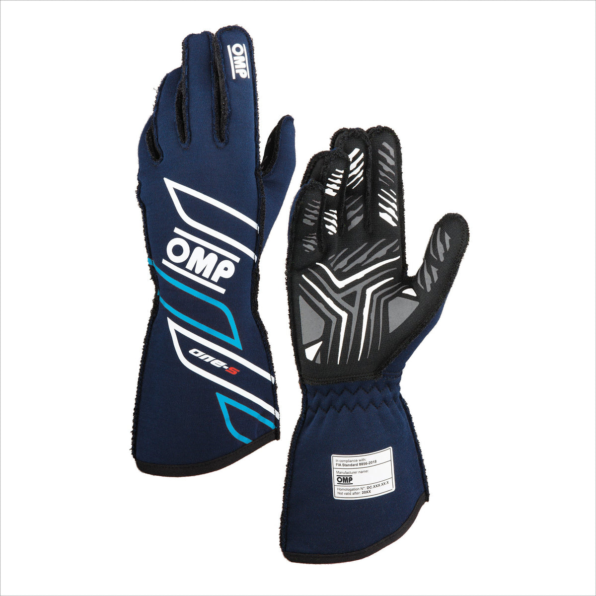 ONE-S GLOVES my2025 FIA 8856-2018 NAVY BLUE / CY - IB00778A01244S