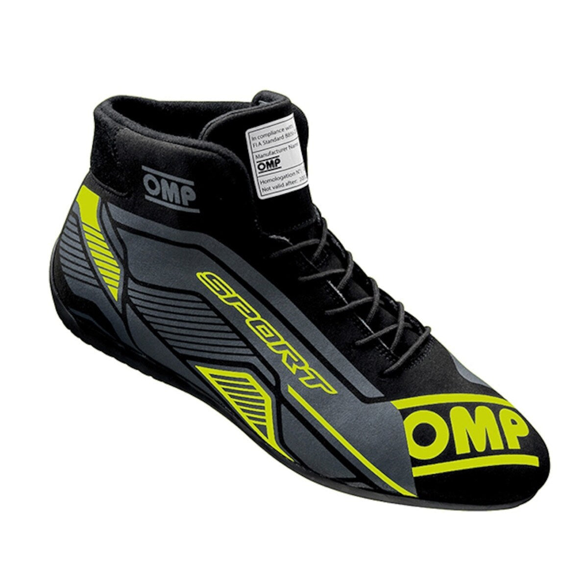 Omp Sport Shoes Fia 8856 -2018 Black / Fluo Yello - IC00829A0117839