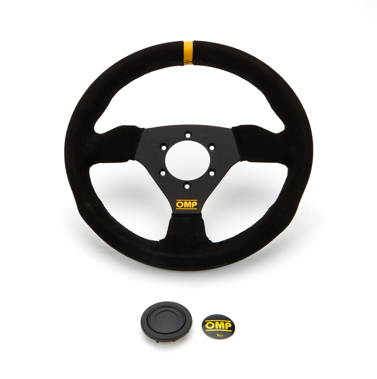 Steering Wheel Trecento Black Suede Leather - OD01975071