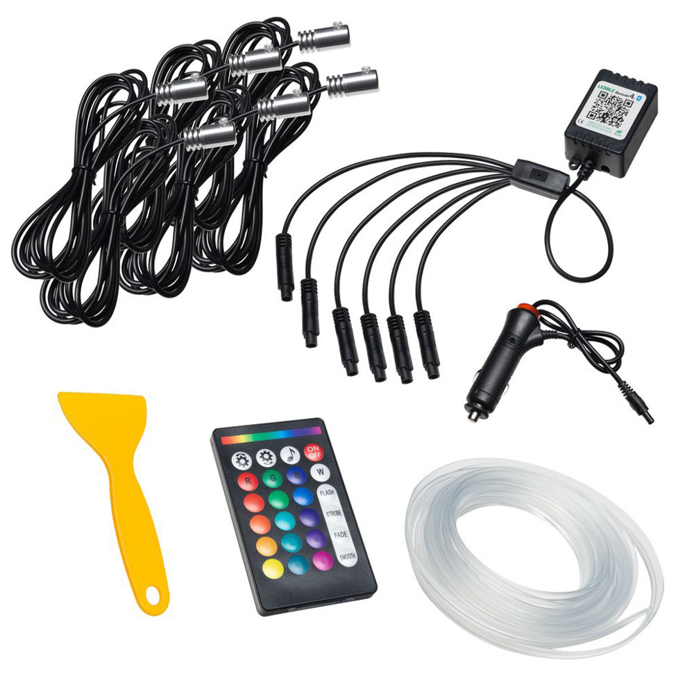 LED Fiber Optic Interior Light Kit 6 Pieces - 42333336