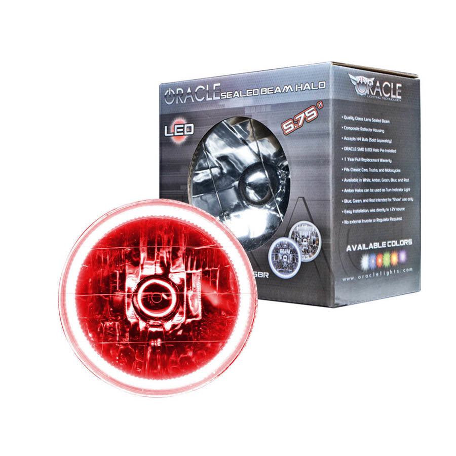 5.75in Sealed Beam Red - 6904003