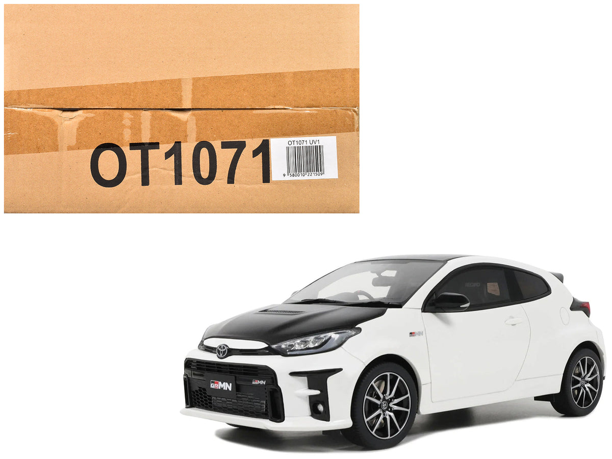 Rapid Vehicles 2022 Toyota GRMN Yaris RHD (Right Hand Drive) Platinum White Pearl with Black Hood...