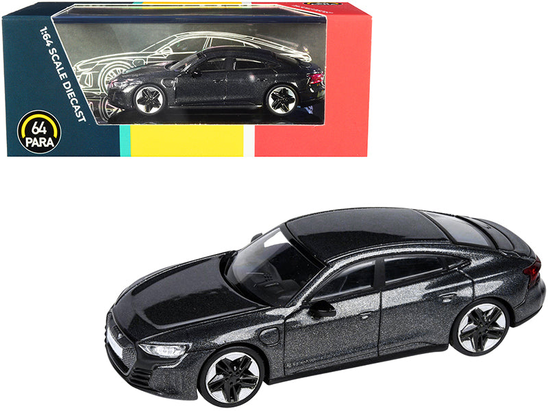 Audi RS e-tron GT Daytona Gray Metallic 1/64 Diecast Model Car by Paragon free shipping USA