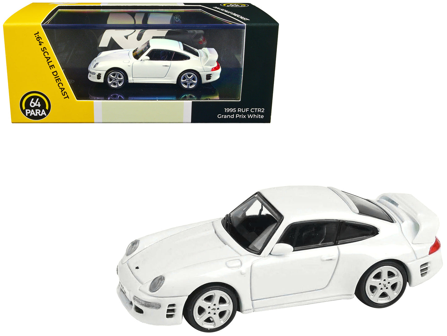 RUF CTR2 Grand Prix White 1/64 Diecast Model Car by Paragon Models free shipping USA