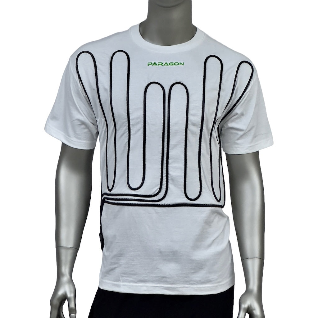 Shirt Cooling X-Large White Right Exit - 6210100