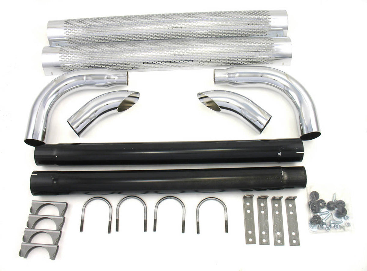Side Exhaust Chrome 70 - H1070