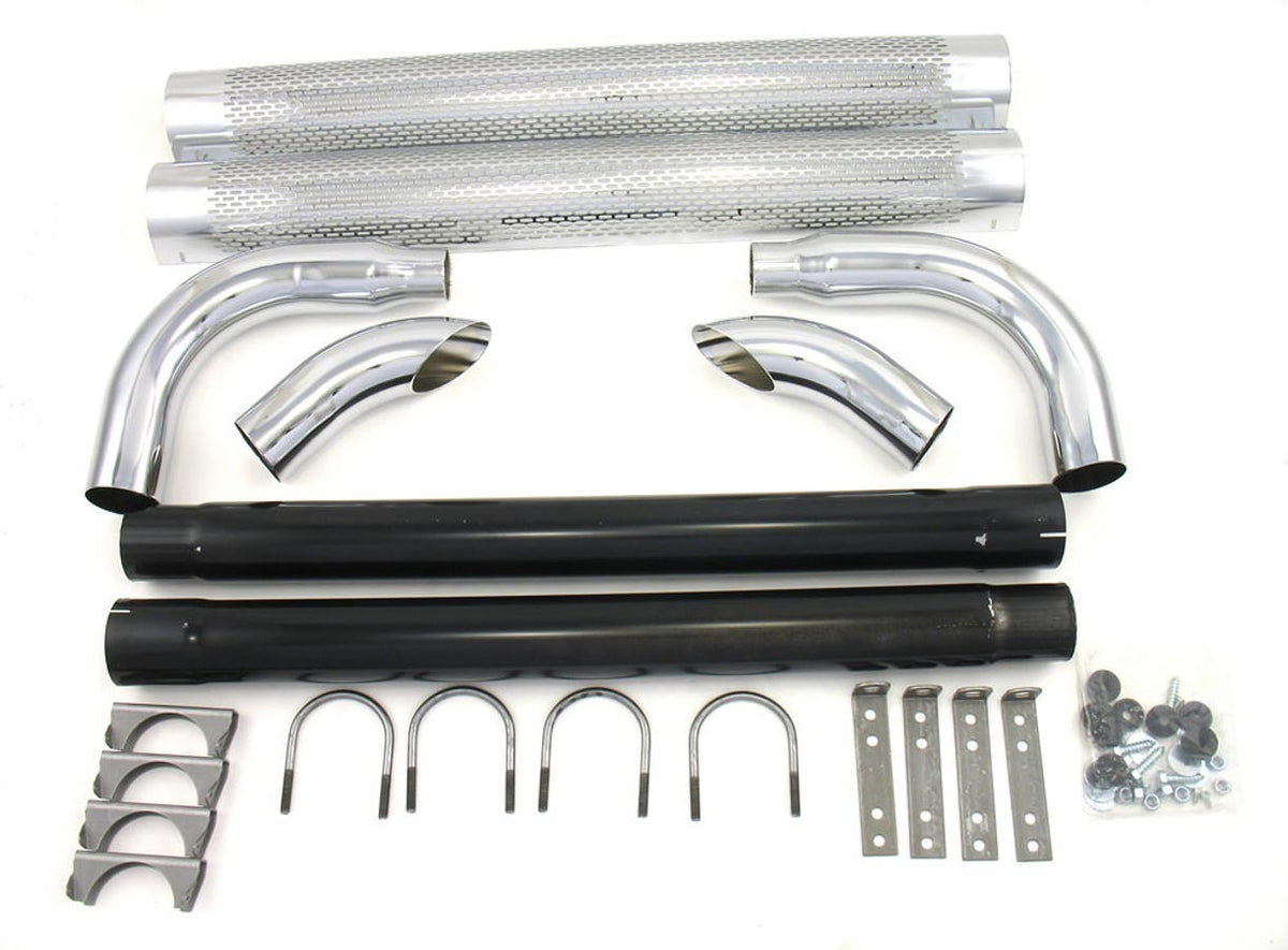 Side Exhaust Chrome 80 - H1080
