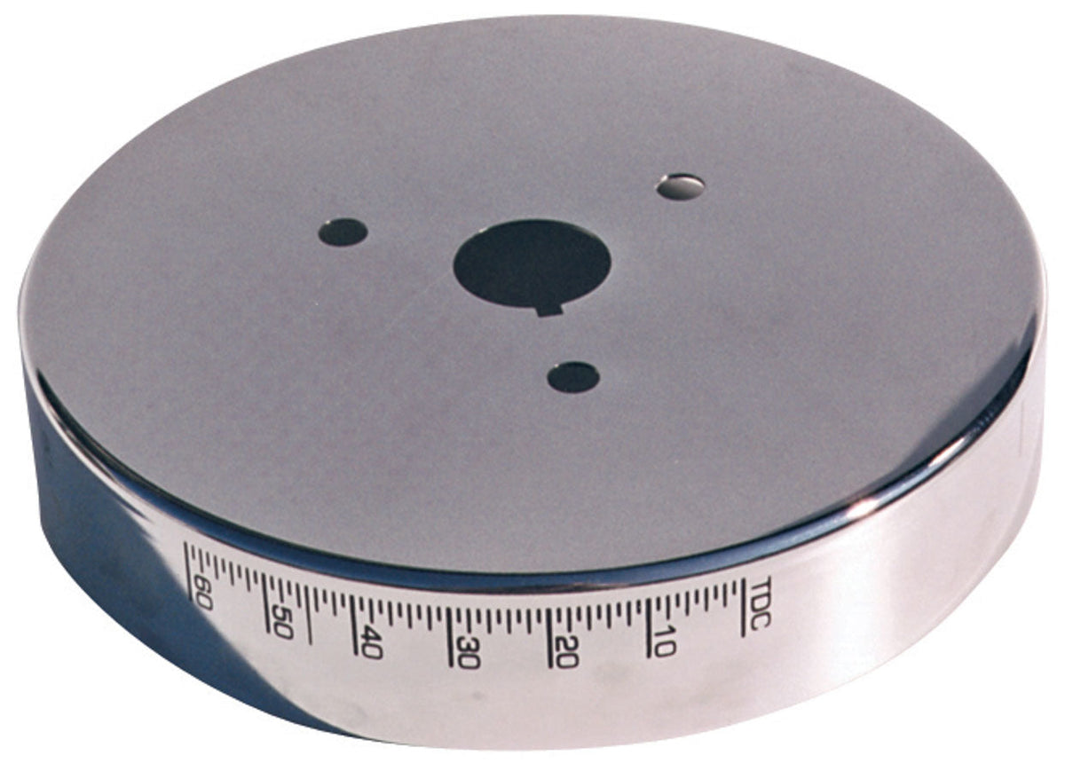 Chrome 8in Harmonic Balancer Cover - 66518CC