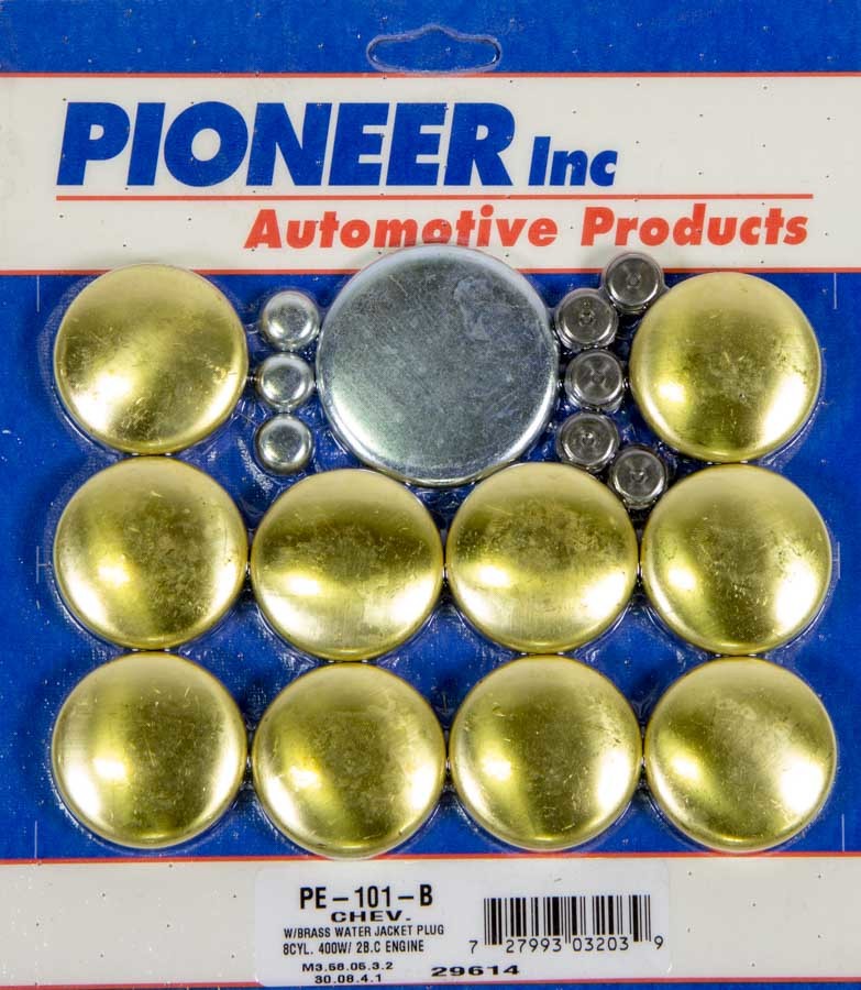 400 Chevy Freeze Plug Kit - Brass - PE101B