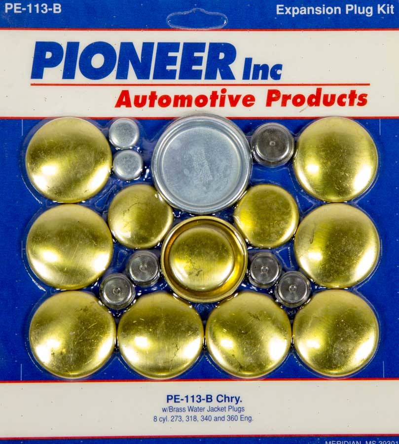 318 Dodge Freeze Plug Kit - Brass - PE113B