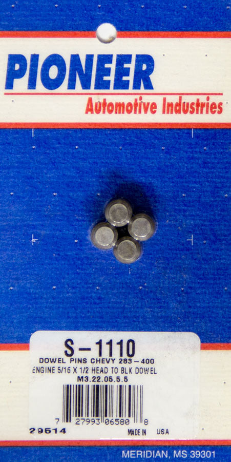 SBC Dowel Pin Kit (4) - S1110