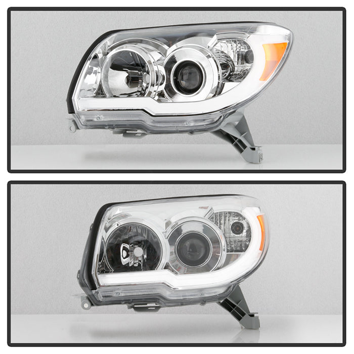 Xtune Toyota 4Runner 06-09 LED Light Bar Projector Headlights - Chrome 9046865