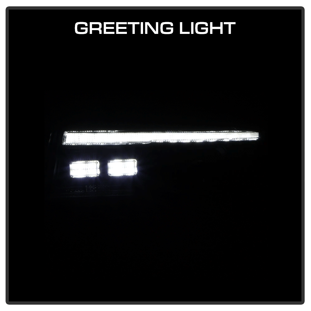 SPYDER 14-21 Jeep Grand Cherokee (HID Model Only) Projector Headlights - Black 5088956