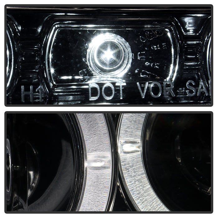 Spyder Nissan Frontier 05-08 Projector Headlights LED Halo LED Smke PRO-YD-NF05-HL-SM 5011541
