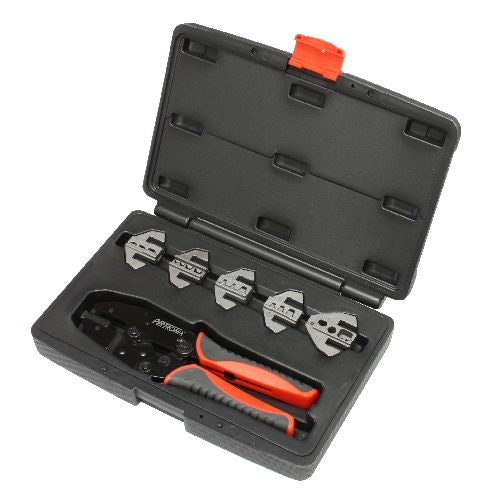 Ratchet Crimp Tool Kit 6-Piece Quick Change Kit - T3001
