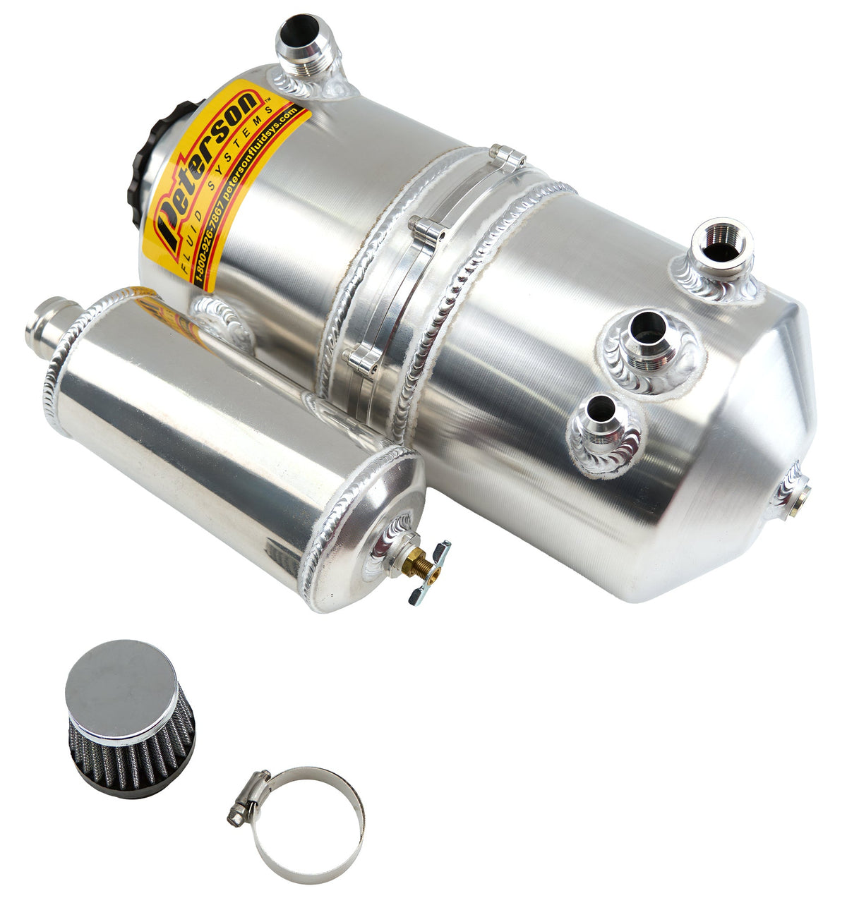 1.5 Gal 2 Piece Drag Tank w/Catch Can - 080783CC