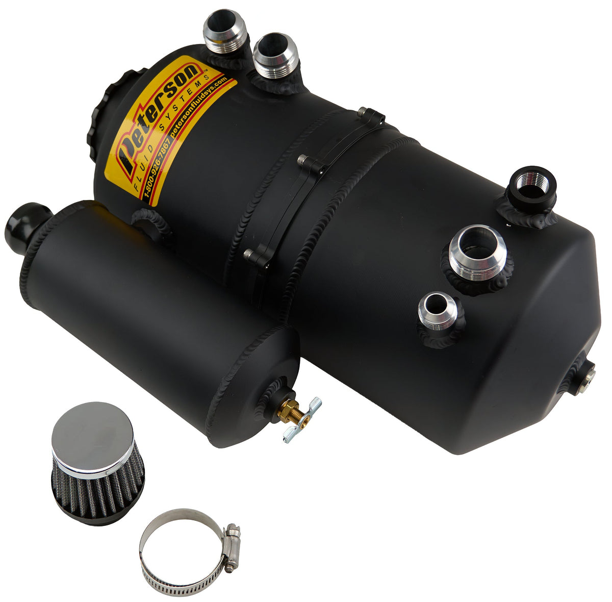 Oil Tank 2.3 Gallon Dual Scavenge Black - 080786CCBLK