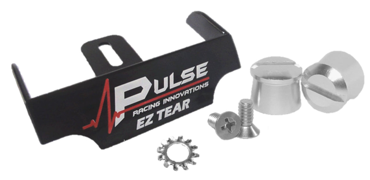 EZ Tear Black w/ Silver Tear Off Post - EZTS102BKP