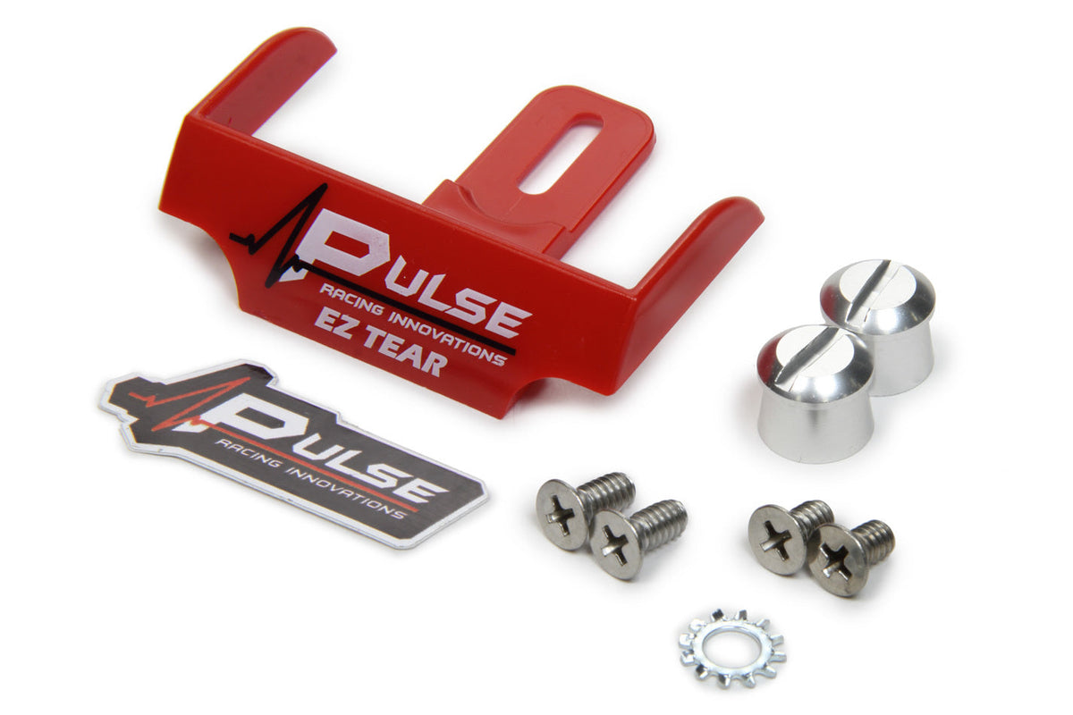 EZ Tear Red w/ Silver Tear Off Post - EZTS102RP