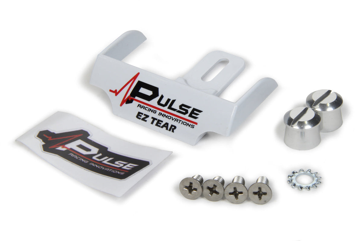 EZ Tear White w/ Silver Tear Off Post - EZTS102WP