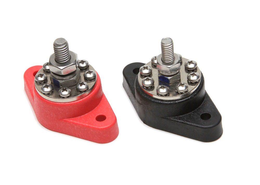 8-Point Distribution Blocks (Red/Blk) 1 Each - 80116