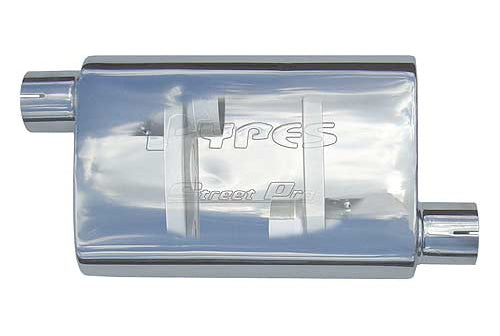 Muffler Stainless 2.5IN Offset Inlet - MVS13