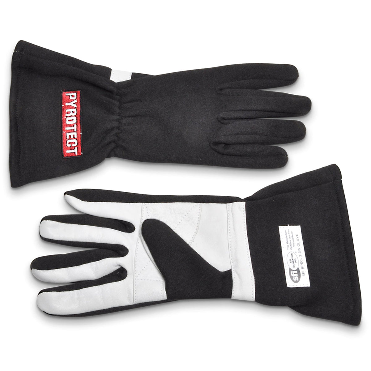 Glove Sport 2 Layer Blk Medium SFI-5 - GS200320
