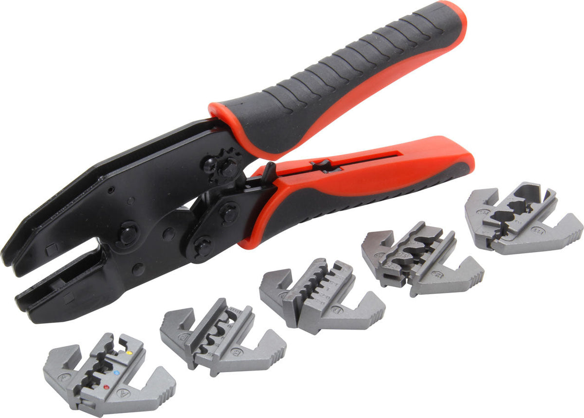 Ratcheting Wire Crimper with Dies - 50395